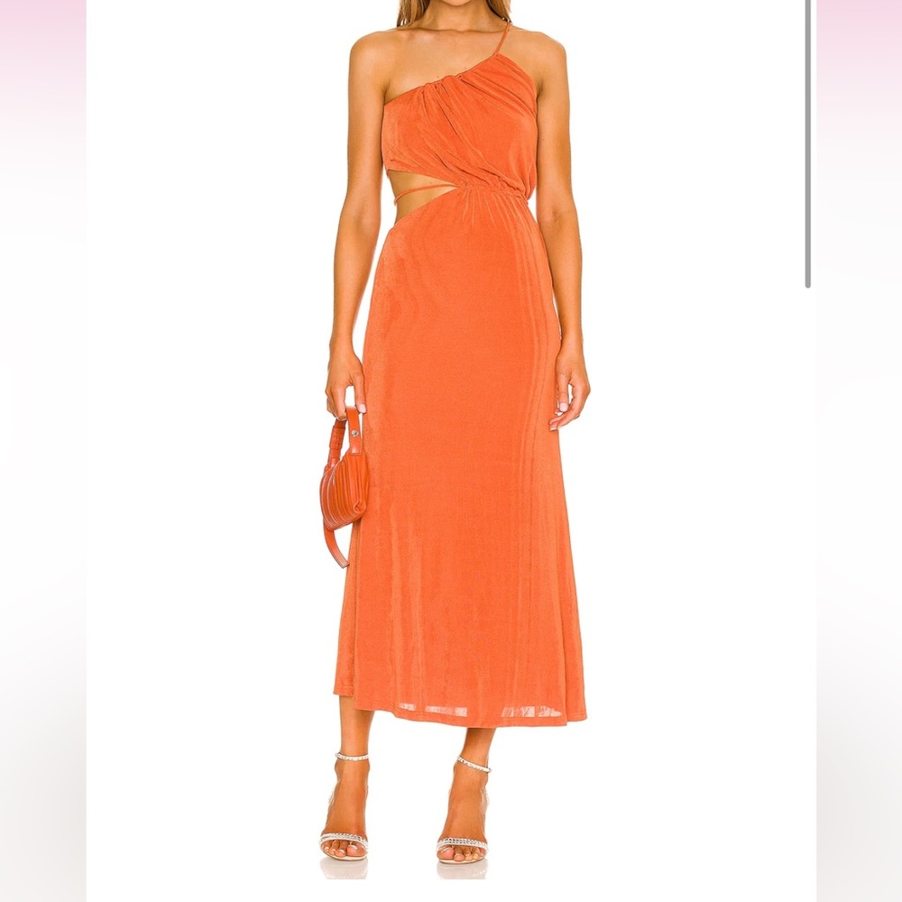MISHA Adara Dress in Orange